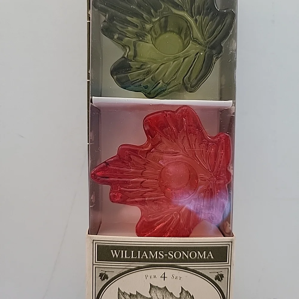 Williams-Sonoma Maple Leaf Taper Holders